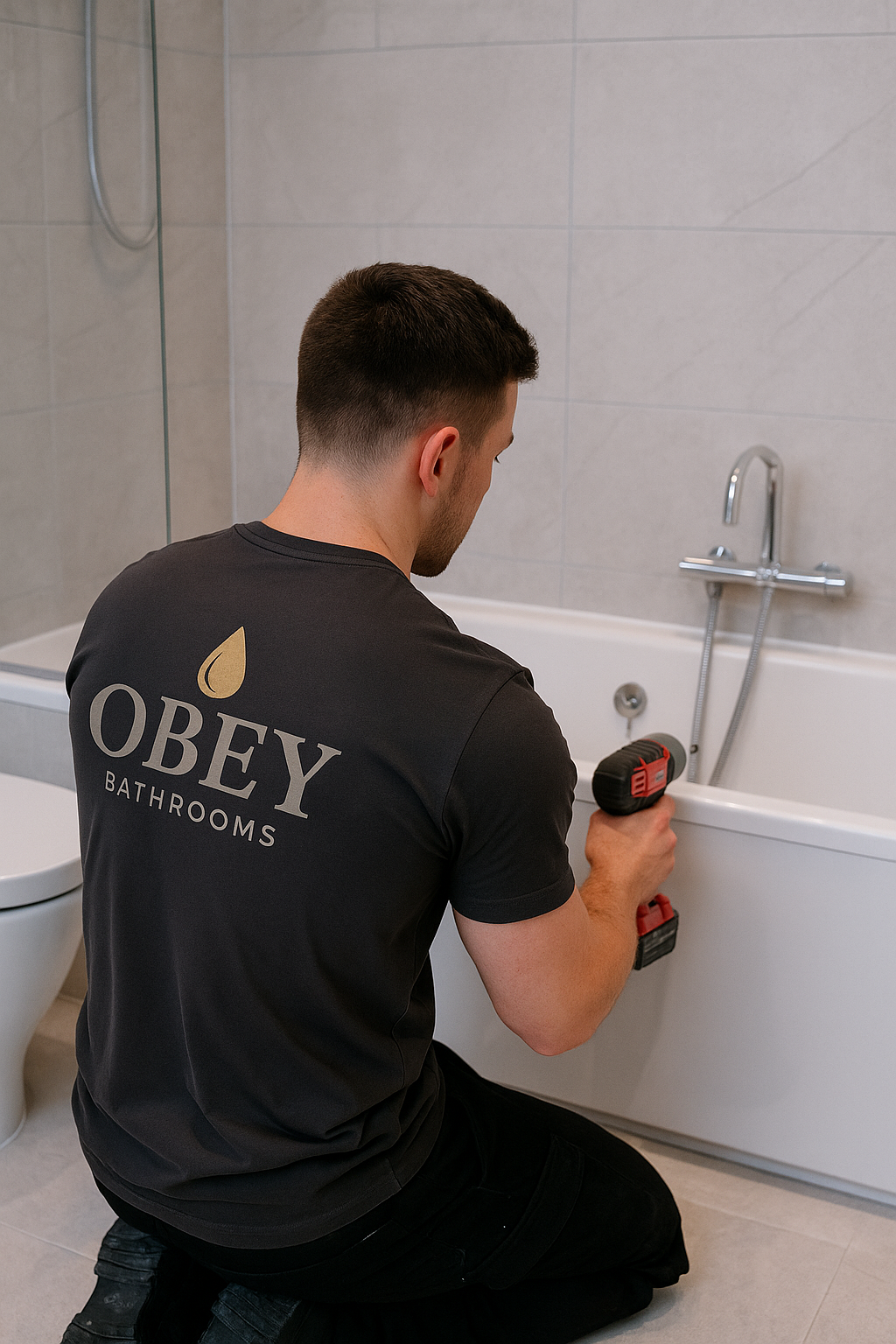 The Obey Bathrooms team